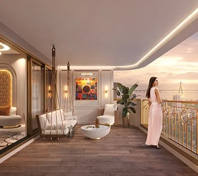 Lodha Vero, Matunga – Residential Project in Mumbai Private Deck with Sea View 