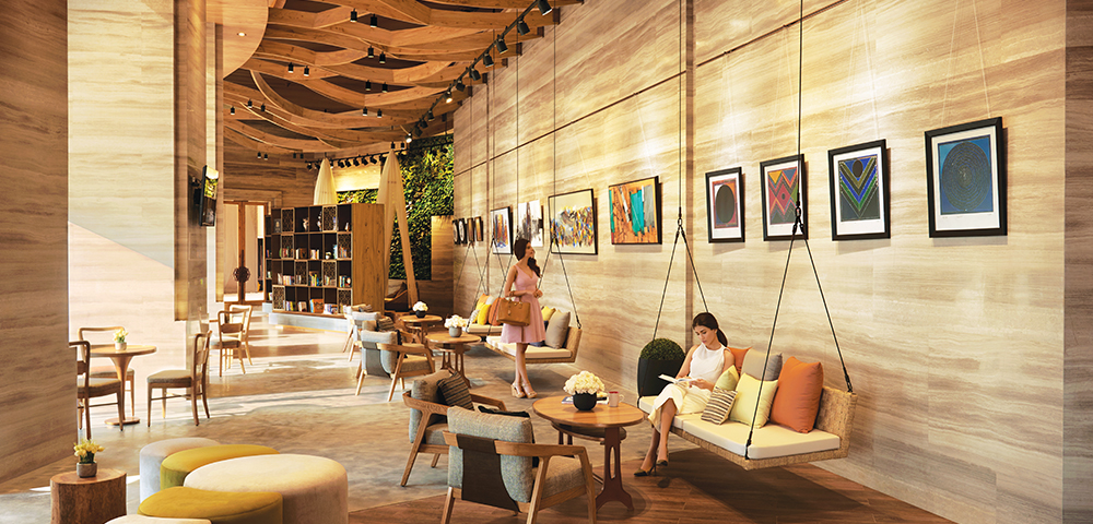 Lodha World Towers, Worli– Residential Project in Mumbai with  modern lounge space