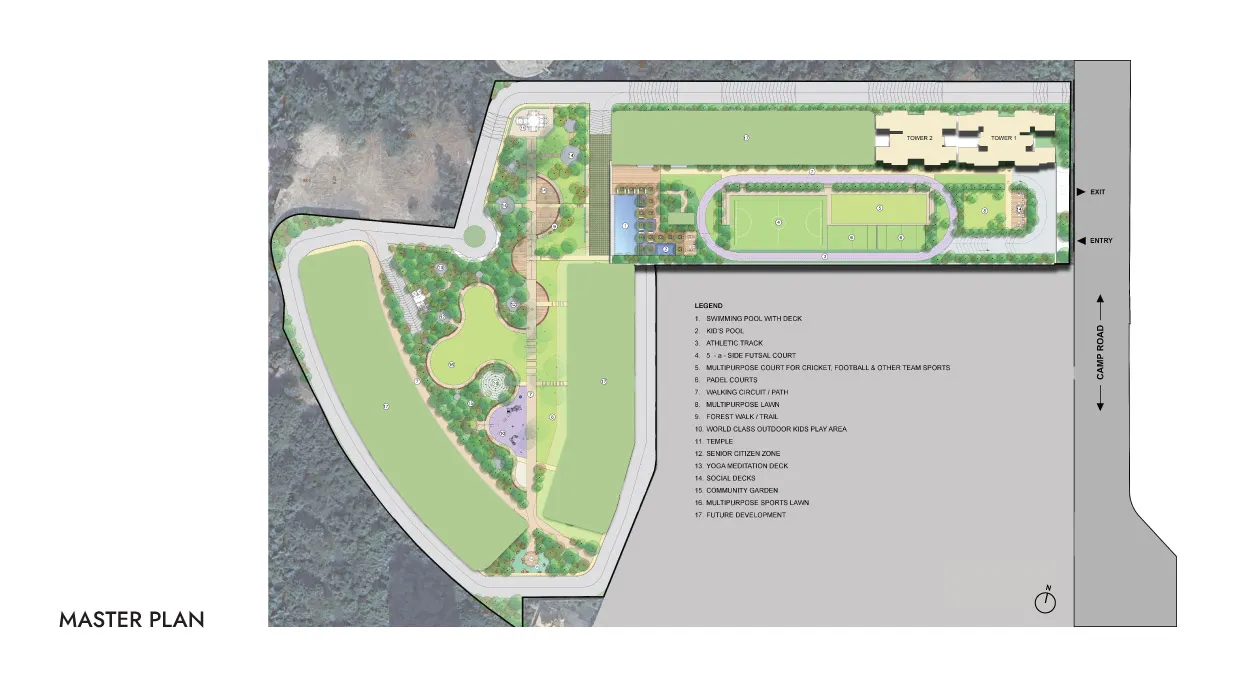 Lodha Elanor Thane – Residential Project in Thane Master Layout Plan 